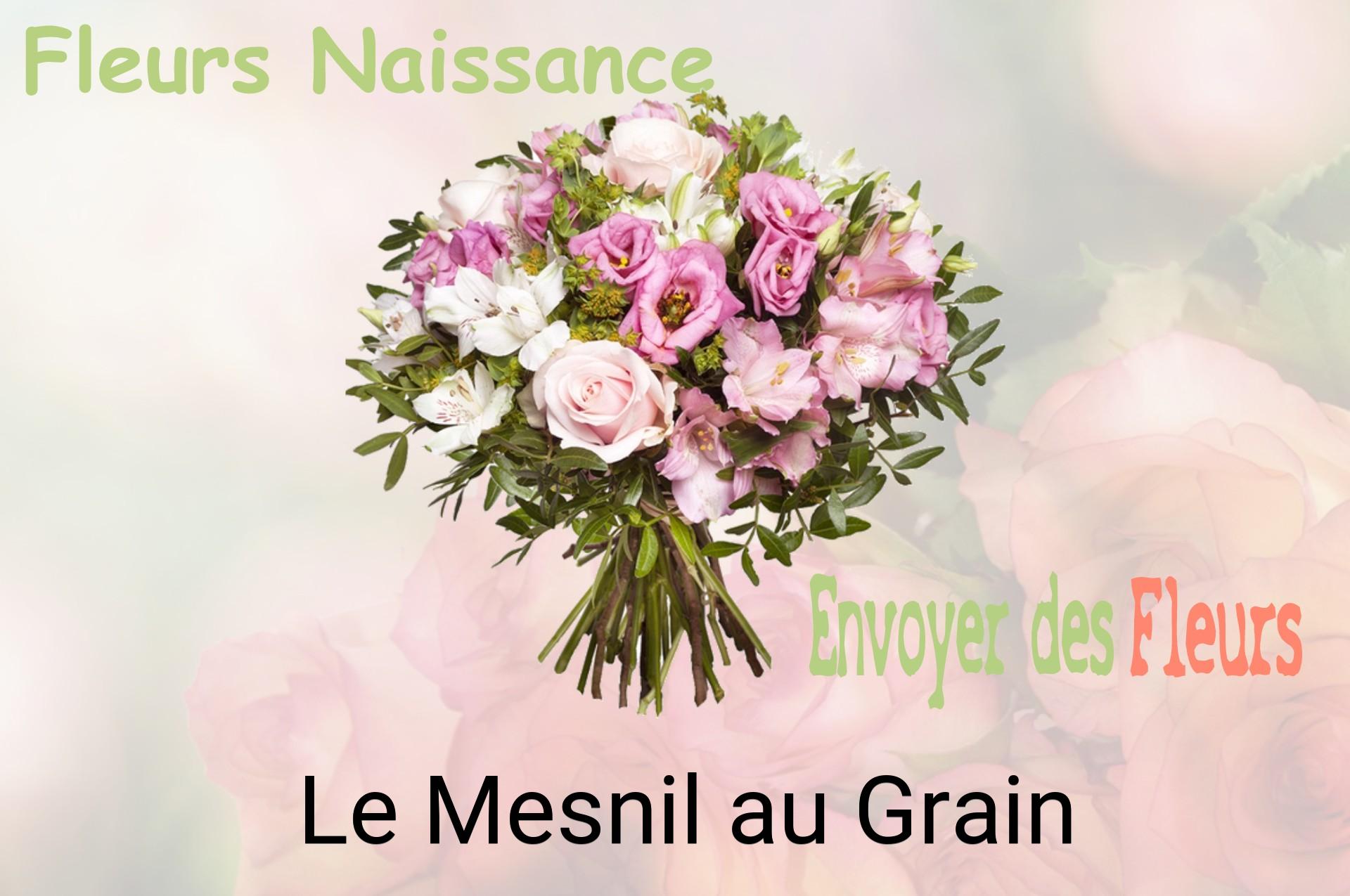Bouquet de fleurs de naissance livré à Le Mesnil-au-Grain